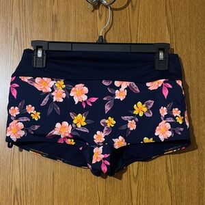 PINK Victoria's Secret Navy Floral Bike Shorts
